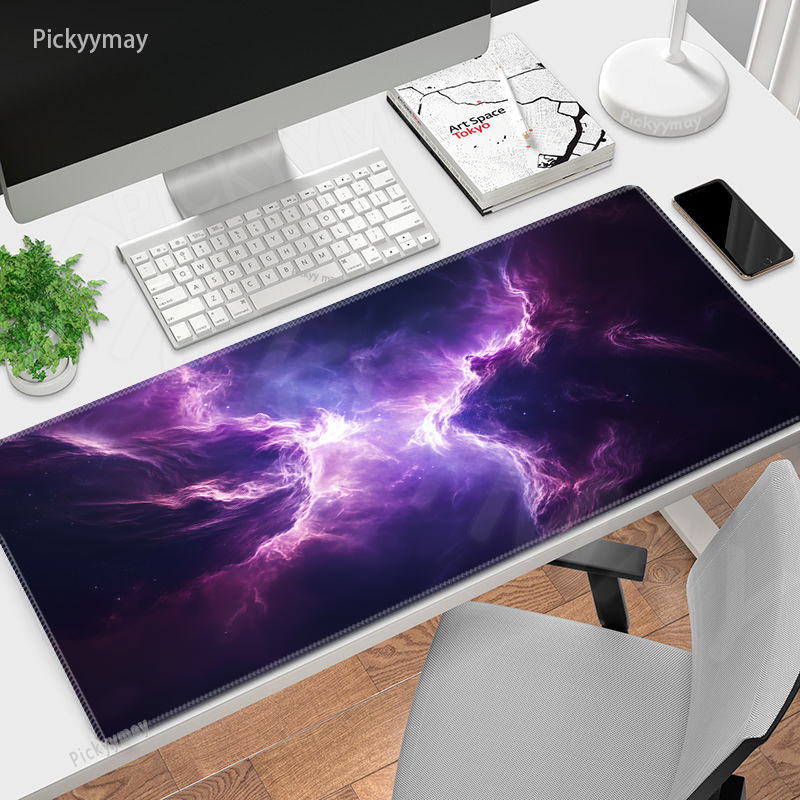 Tradescantia Purple - Roxo estrela espaço grande mouse pad