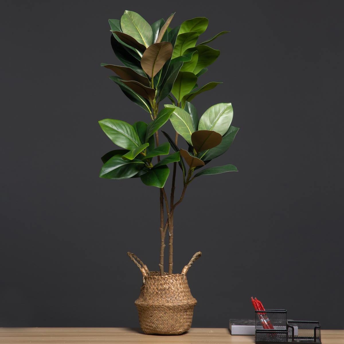 Dracaena Marginata - 105cm 2 garfos grandes plantas artificiais