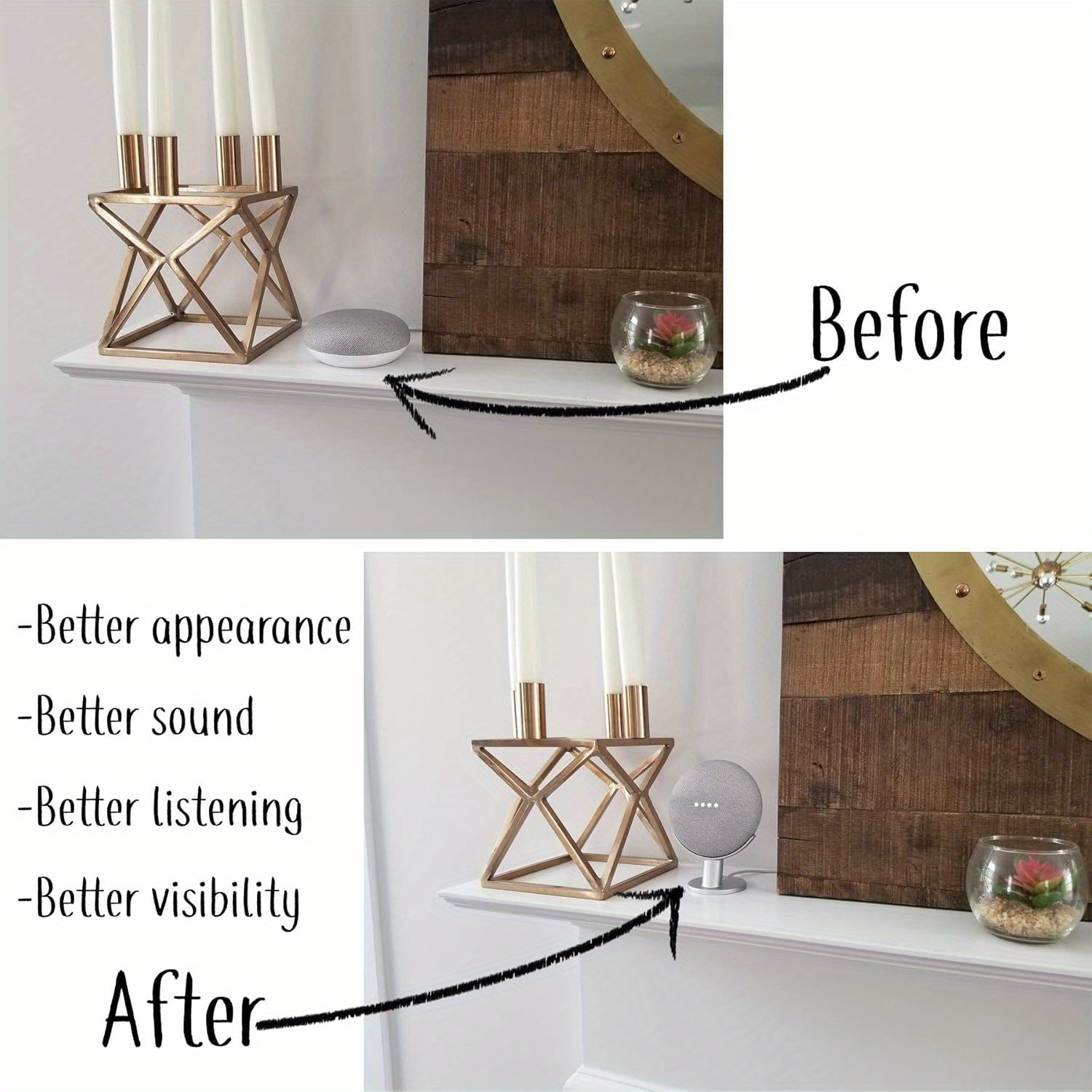 Suporte de mesa para mini alto - Google Speaker Nest Audio avaliação e preço