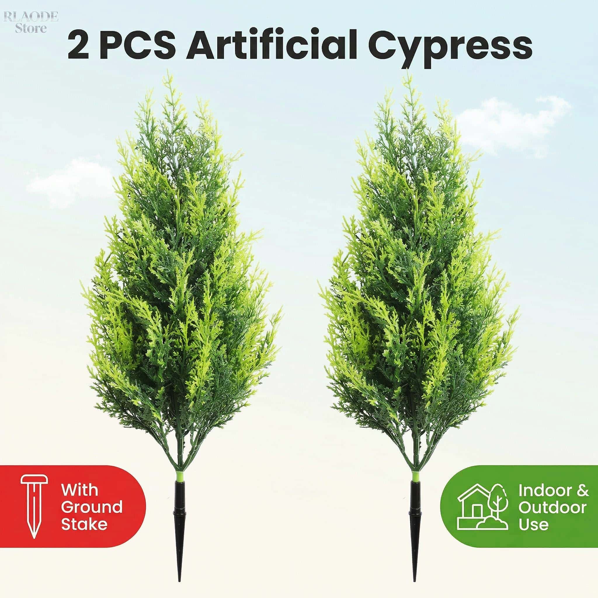 2 Peças de Cipreste e Samambai - Dracaena Marginata avaliação e preço